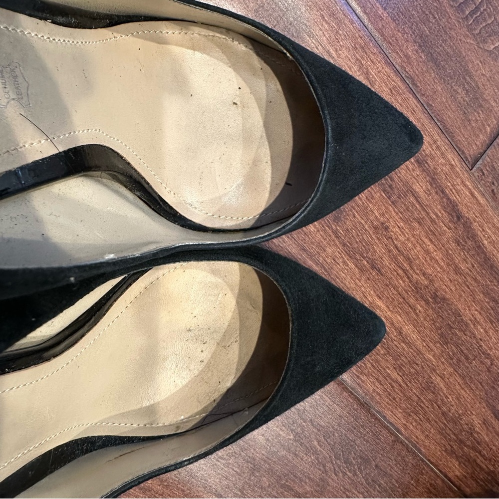 ALDO Black Genuine Suede Pumps with Original Box - Size 38 - Picture 14 of 16